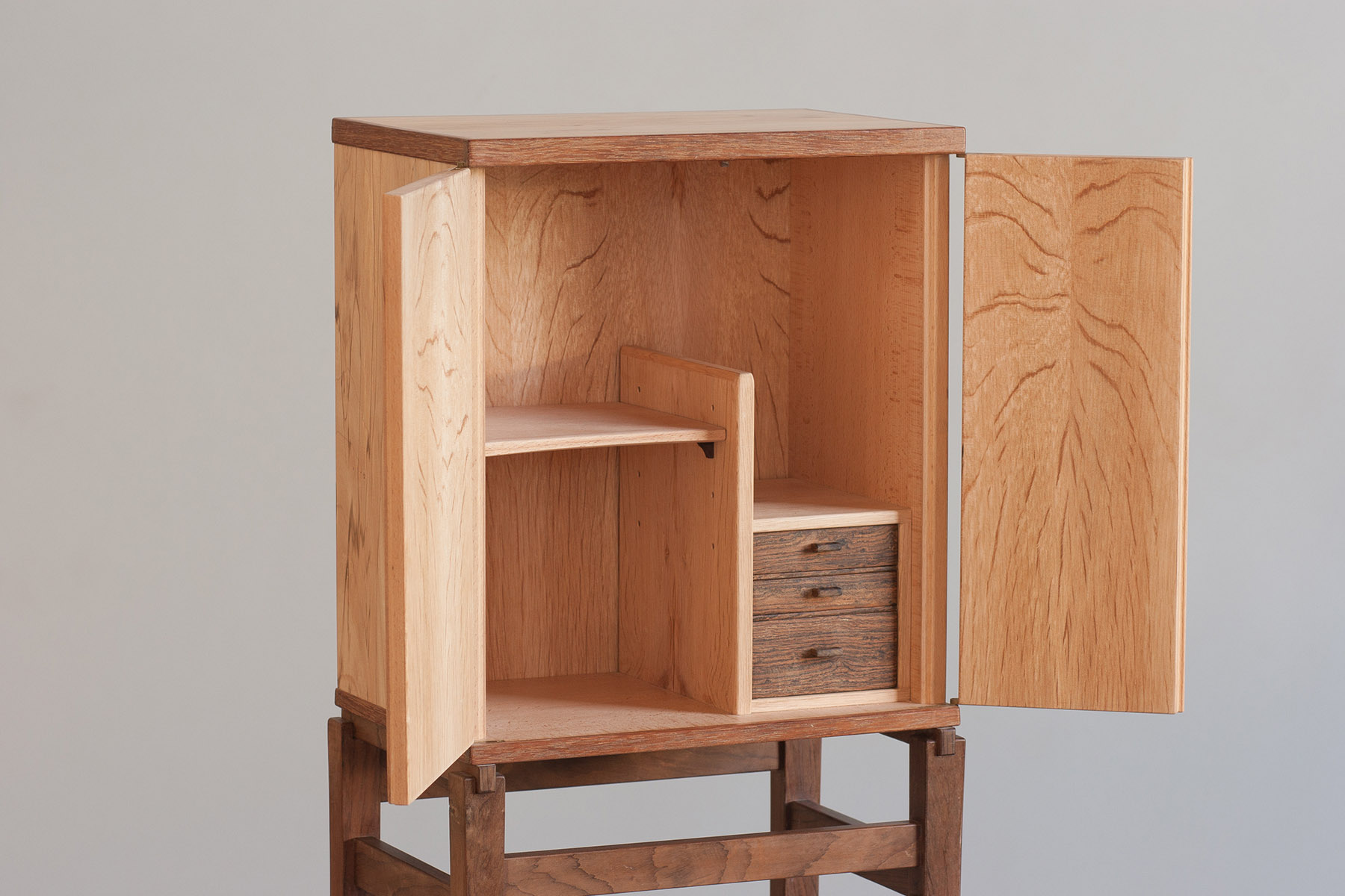 Spalted Cypress Cabinet